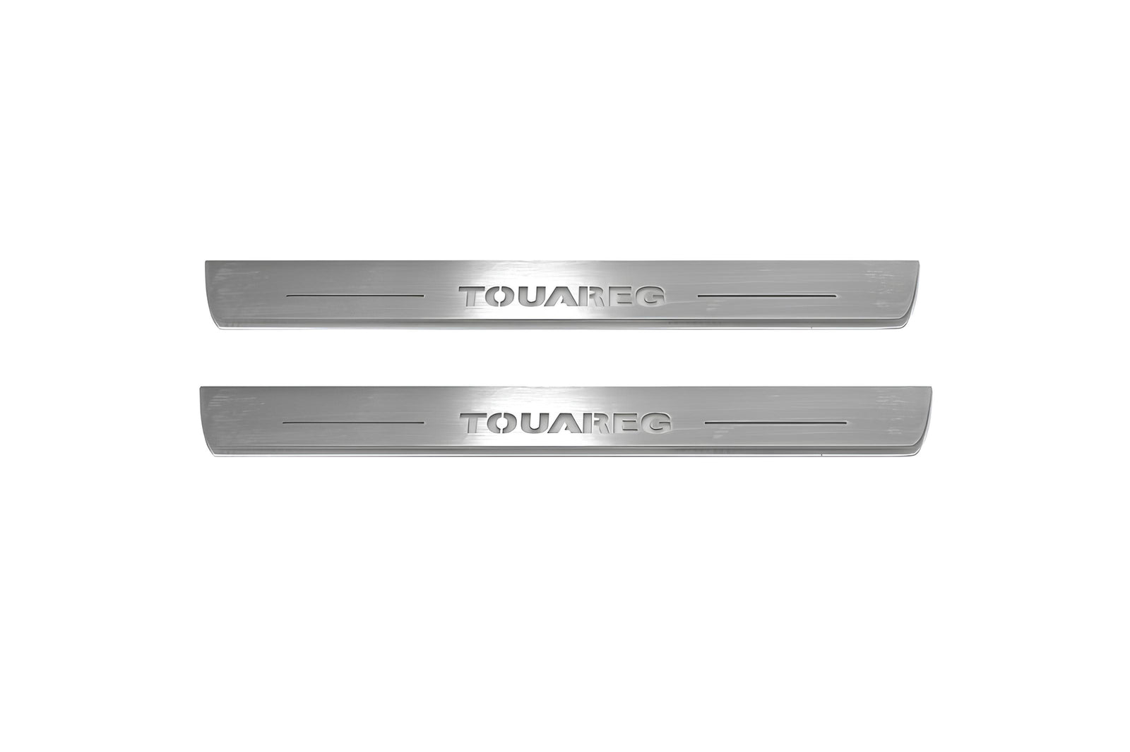 LED door sill plates for Volkswagen Touareg II 2010+ with Touareg logo