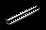 stainless steel door sill plates for Dacia Duster I 2010+ with Duster logo