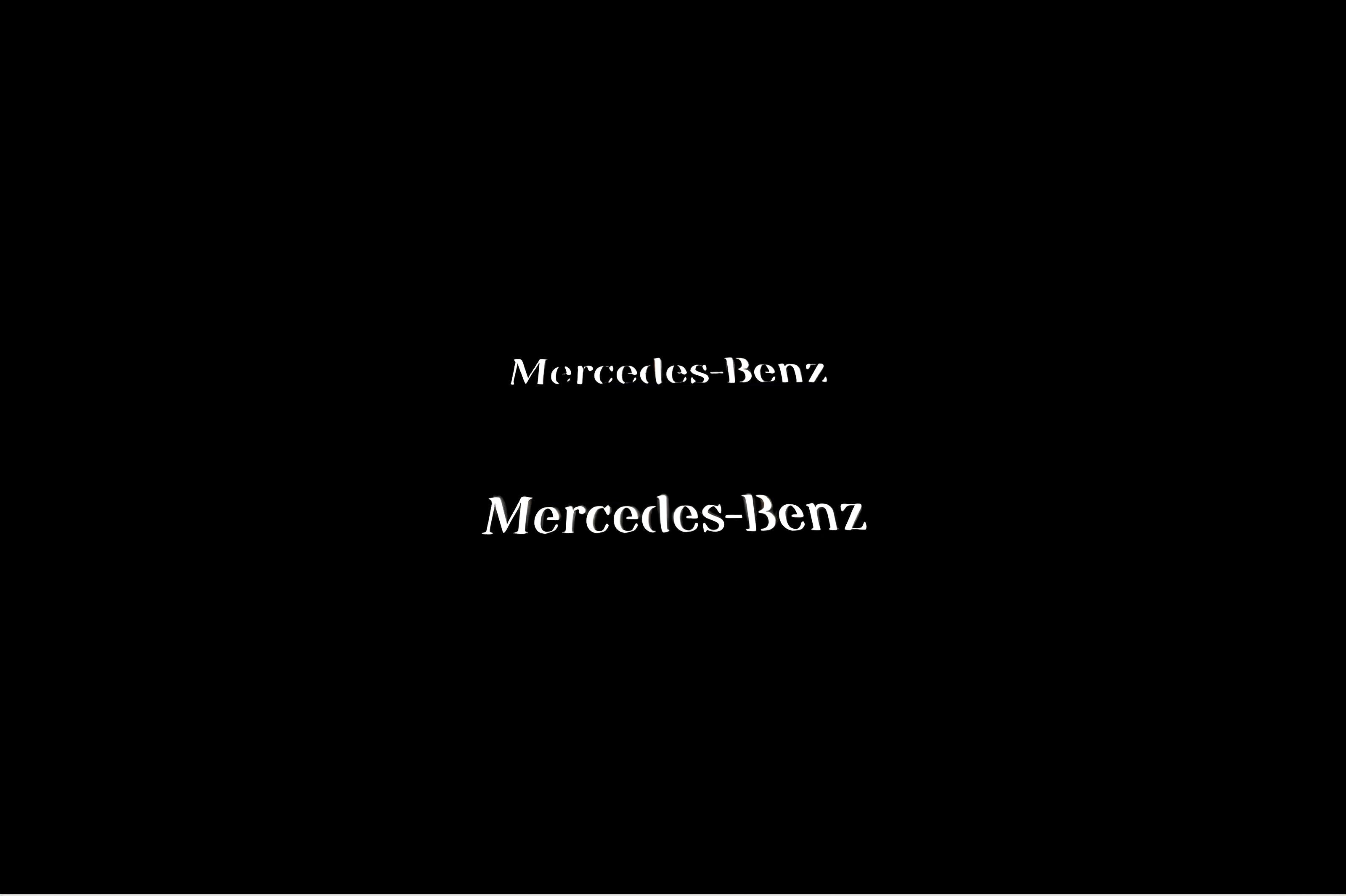 Mercedes GLS I 2015-2019 Illuminated Matte Sill Plates with logo Mercedes-Benz Mercedes Led Door Sills PRO decoinfabric