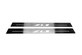 Chevrolet Camaro VI Stainless Steel LED Door Sills – ZL1 Logo