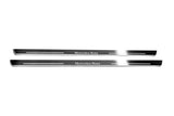 Mercedes V-Class W447 2014+ stainless steel illuminated entry guards with Mercedes-Benz logo