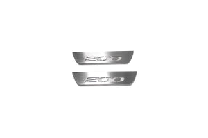 Illuminated LED Door Sill Tread Plates Chrysler 200 II 2015-2017 With 200 Logo Chrysler Led Door Sills opdesign