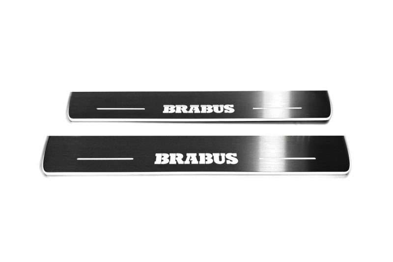 Mercedes-Benz E W213 2016+ Stainless Steel LED Door Sills – Brabus