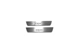 stainless steel LED door sill plates for Opel Insignia I G09 2008+ with OPC logo