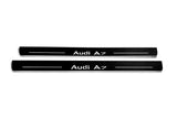 Audi A7 C7 2010+ LED door sill plates stainless steel with Audi A7 logo