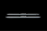 Lexus GX I 2002+ stainless steel LED door sill plates with Lexus logo