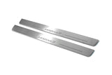 LED door sill plates for Mazda 3 III 2013+ stainless steel with Mazda 3 logo