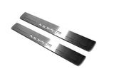 Dodge Durango III 2011+ stainless steel LED door sill plates with MOPAR logo