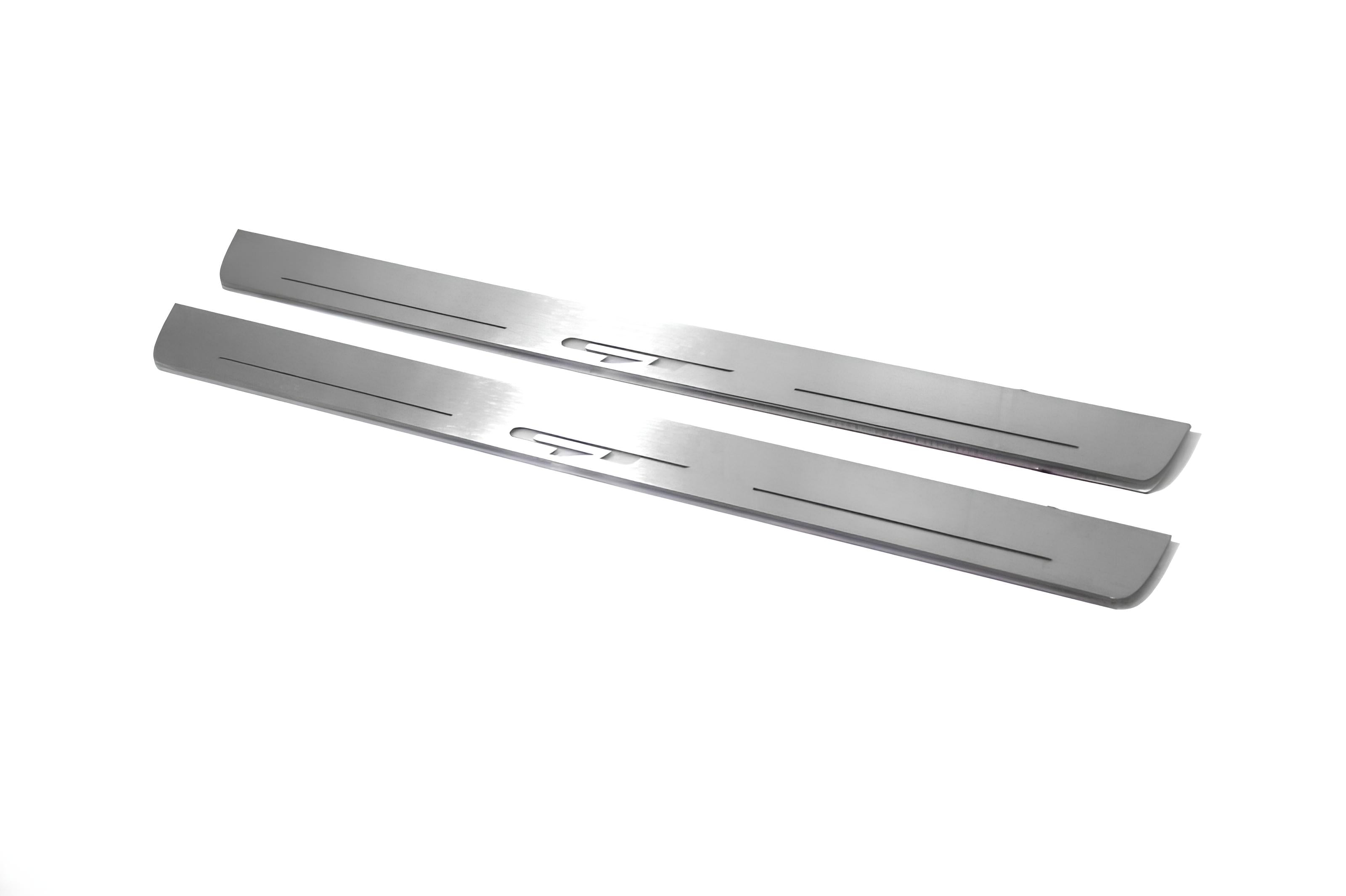 Illuminated LED Door Sill Tread Plates KIA ProCeed III 2018+ With GT Logo KIA Led Door Sills opdesign