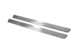 LED door sill plates Land Rover Discovery III 2004+ stainless steel with Land Rover logo