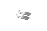 Ford Edge II 2015+ door sill plates in stainless steel with Edge logo