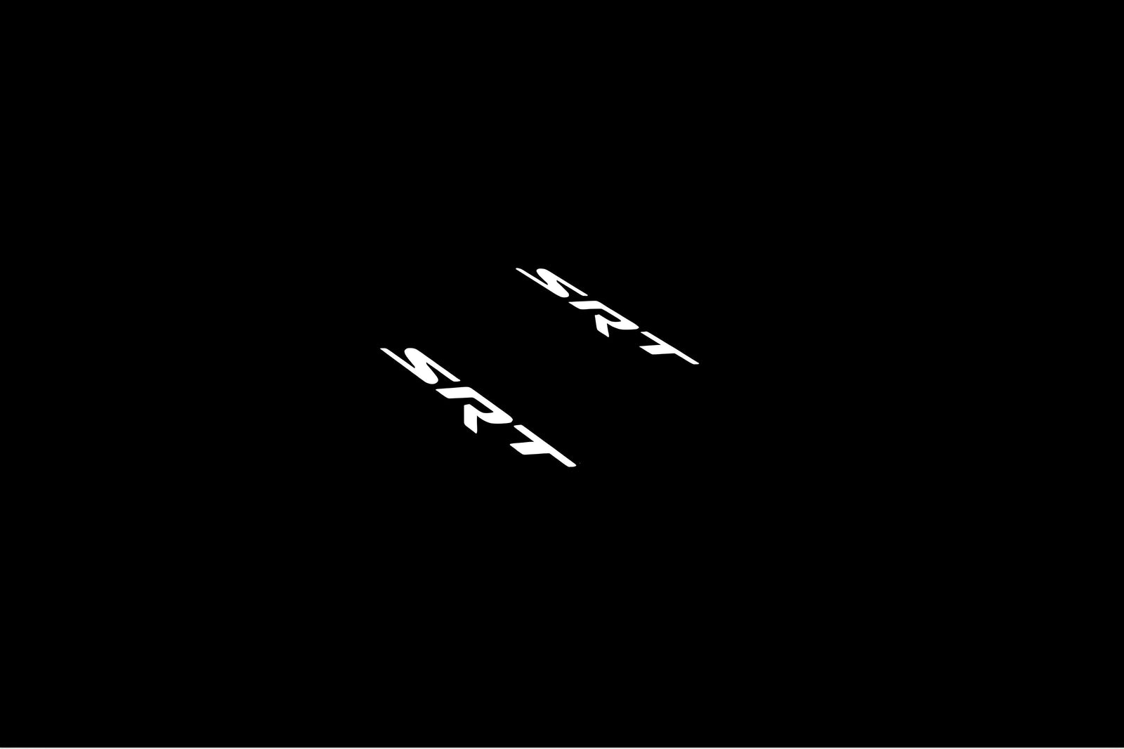 illuminated door sill protectors for Dodge Durango III 2011+ matte black coated stainless steel with SRT logo