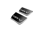 Honda HR-V III 2021+ stainless steel LED door sill plates with HR-V logo