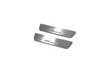 LED door sill plates stainless steel Ford Focus III 2011+ with Focus logo