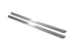GMC Yukon V 2020+ LED door sill plates in stainless steel with Yukon logo