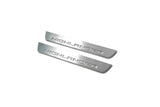 LED door sill plates for Toyota Highlander IV XU70 2019+ with Highlander logo