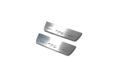 Dodge Durango III 2011+ stainless steel LED door sill plates with Durango R/T logo