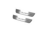 LED door sill plates stainless steel Ford Kuga II 2013+ with Kuga logo