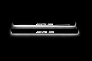 Mercedes-Benz S-Class W222 2013+ Stainless Steel LED Door Sills – AMG