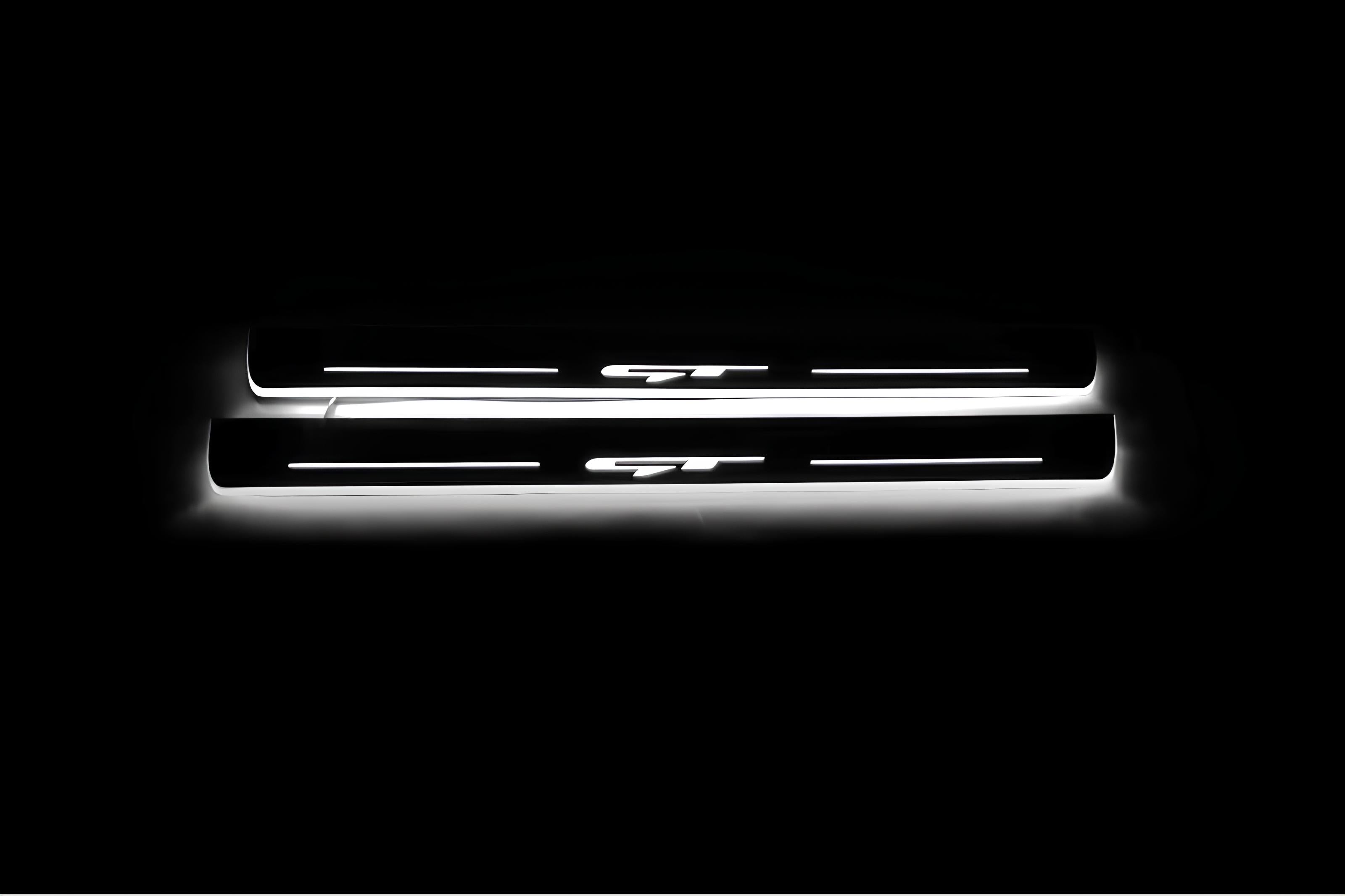 Illuminated LED Door Sill Tread Plates KIA Optima IV 2015-2019 With GT Logo KIA Led Door Sills opdesign