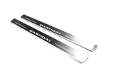 LED door sill plates stainless steel Nissan Qashqai III J12 2021+ with Qashqai logo