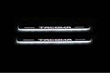 stainless steel door sill plates for Toyota Tacoma III 2016+ with Tacoma logo