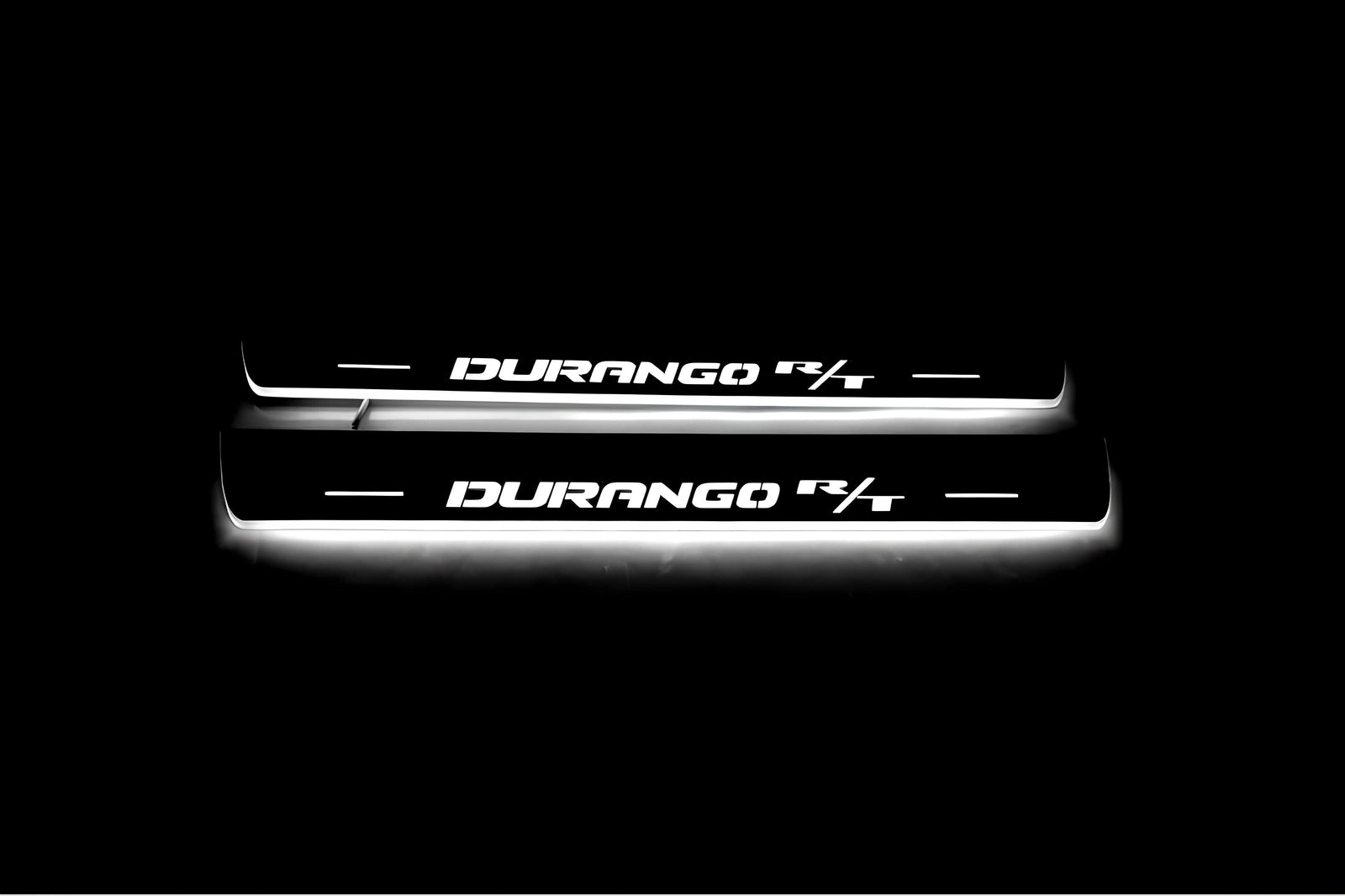 stainless steel door sill plates for Dodge Durango III 2011+ with Durango R/T logo