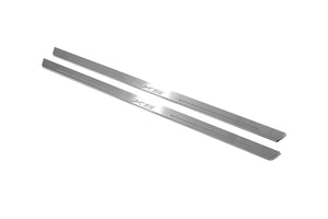 Illuminated LED Door Sill Tread Plates BMW X5 E53 1999-2006 With X5 Logo BMW Led Door Sills decoinfabric