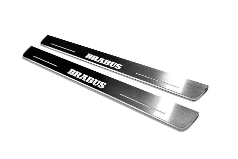 Mercedes-Benz GLS I X166 2015+ Stainless Steel LED Door Sills – Brabus