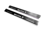 Mazda 3 IV 2019+ Stainless Steel LED Door Sills – Mazda 3 Logo