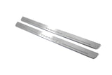 Toyota Tundra II XK50 2007+ stainless steel LED door sill plates with Tundra logo