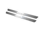 Mazda II 2016+ stainless steel LED door sill plates with CX-9 logo