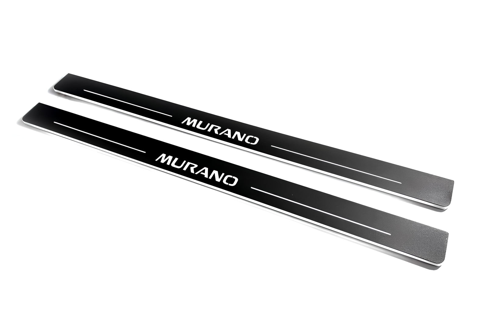 LED door sill plates stainless steel Nissan Murano II 2008+ with Murano logo
