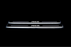 Illuminated LED Door Sill Tread Plates Acura RSX 2002-2006 With RSX Logo Acura Led Door Sills opdesign