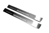 stainless steel LED door sill plates with Mercedes G-Class W464 2018+ with Geländewagen logo