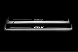 LED door sill plates for Honda CR-V III 2007+ stainless steel with CR-V logo
