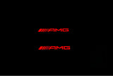 illuminated door sill protectors for Mercedes GLS I X166 2015+ with AMG logo