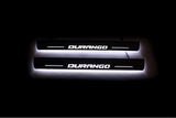 Dodge Durango III 2011+ LED door sill plates with Durango logo