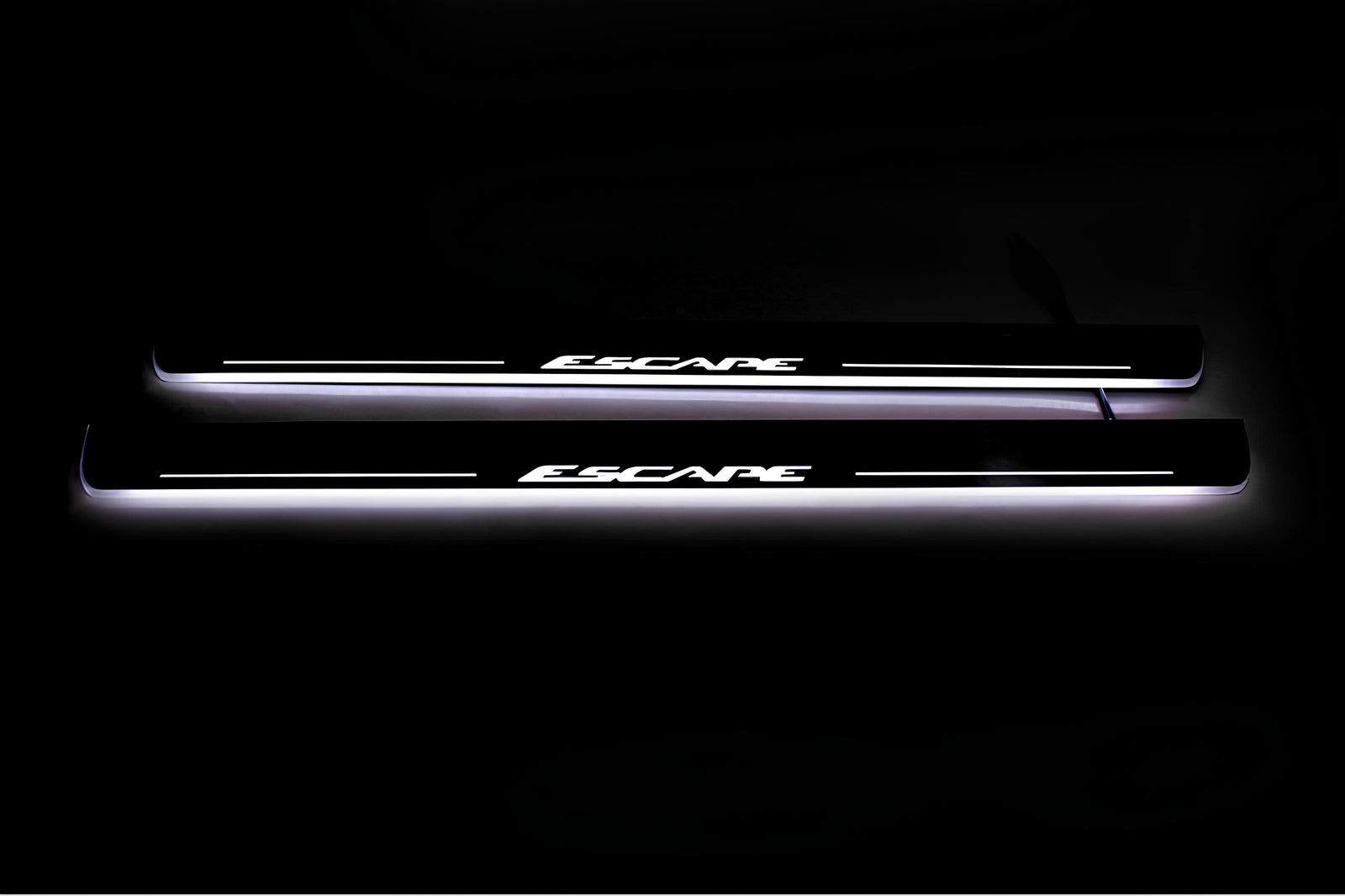 LED door sill plates for Ford Escape III 2013+ with Escape logo