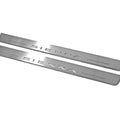 Illuminated LED Door Sill Tread Plates Toyota Sienna III 2011–2020 With Sienna Logo Toyota Led Door Sills opdesign