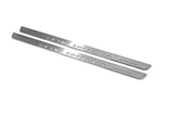 LED door sill plates stainless steel Jeep Grand Cherokee III WK2 2005+ with Grand Cherokee logo