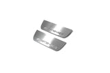 stainless steel LED door sill plates for Mercedes ML W164 2005+ with AMG logo