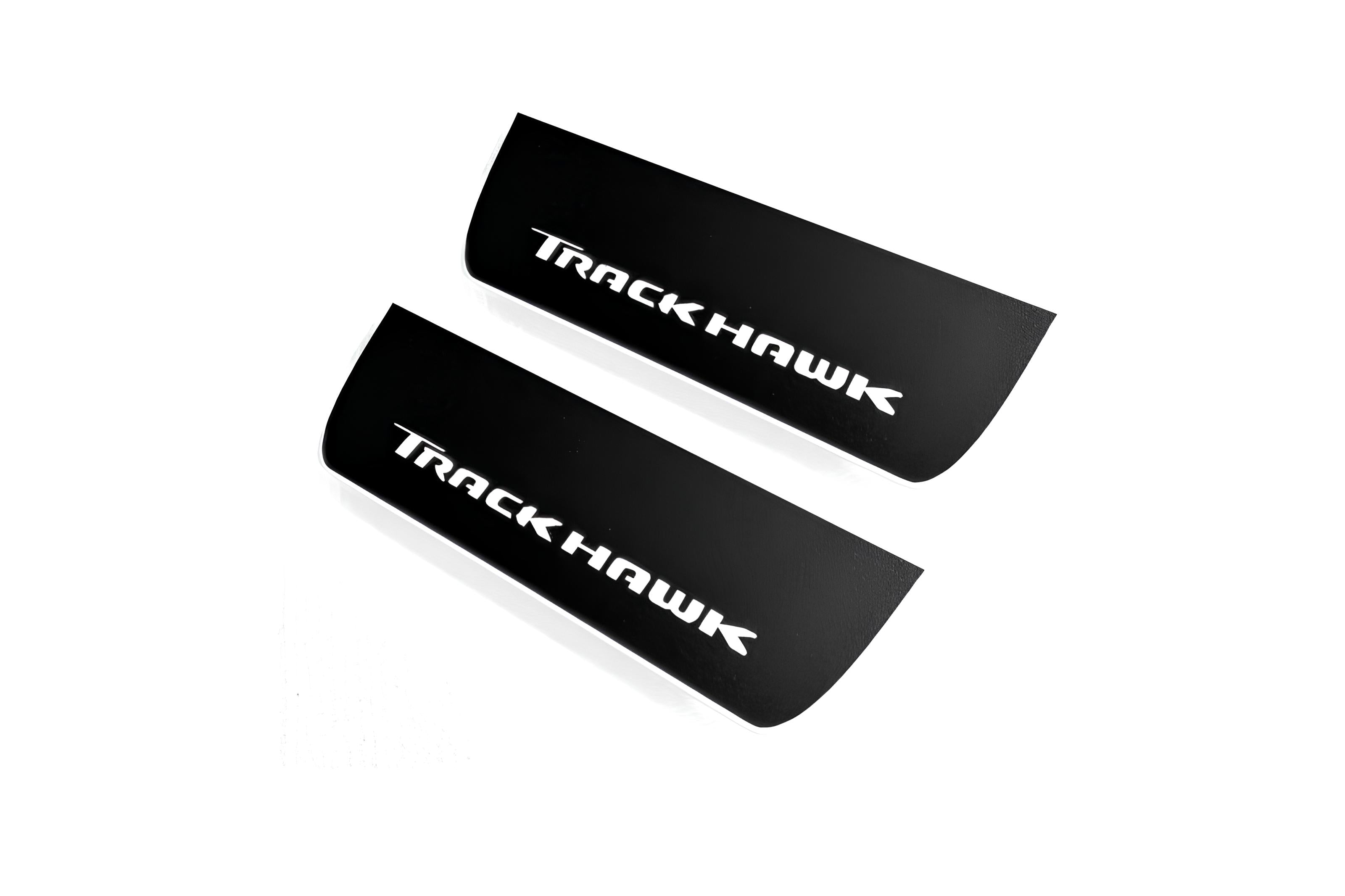 Illuminated LED Door Sill Tread Plates Jeep Grand Cherokee IV 2010-2021 With TrackHawk Logo Jeep Led Door Sills opdesign