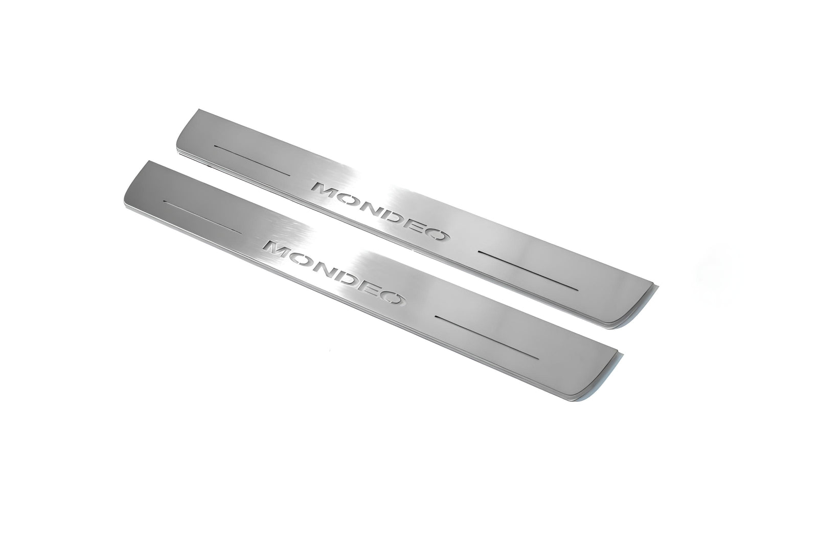 stainless steel LED door sill plates with Ford Mondeo IV 2007+ with Mondeo logo