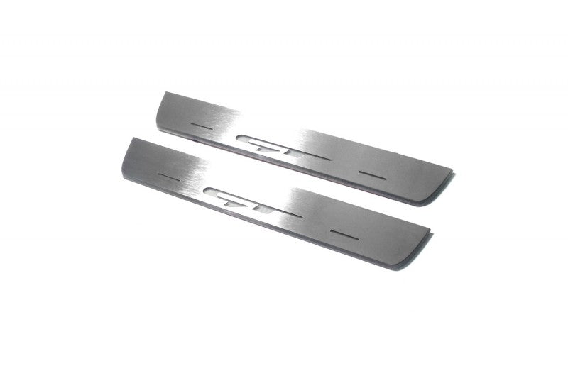 KIA ProCeed III 2018+ entry guards in stainless steel with GT logo