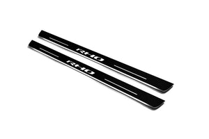 RAM 2500 V 2019+ LED Door Sill Guards with Illuminated RHO Logo Door Sills Decoin