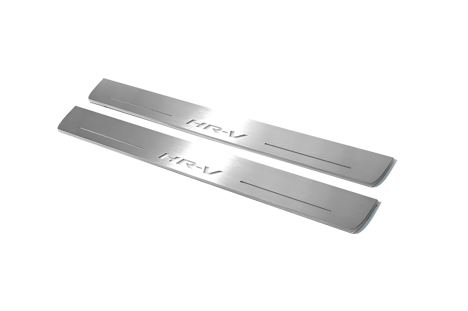LED door sill plates for Honda HR-V II 2013+ stainless steel with HR-V logo