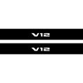 BMW 7 G11/G12 2015-2021 Illuminated Matte Sill Plates with logo V12 BMW Led Door Sills PRO opdesign