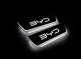 LED door sill plates stainless steel BYD Song Plus 2020+ with BYD logo