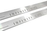 Infiniti G Coupe V36 Stainless Steel LED Door Sills – Infiniti G37S Logo